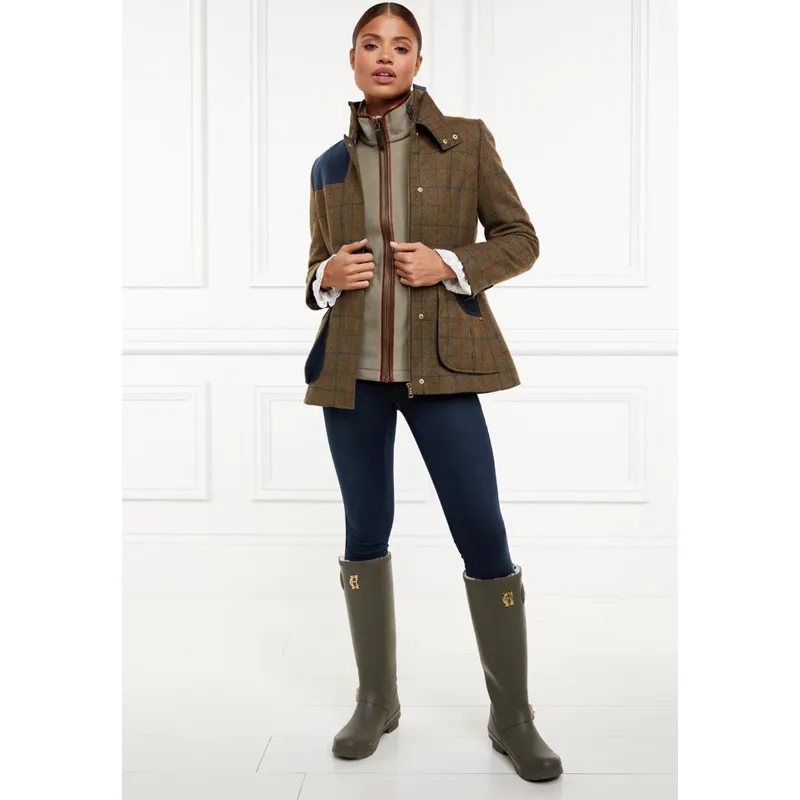 Holland Cooper Country Fleece Gilet - Sage-2